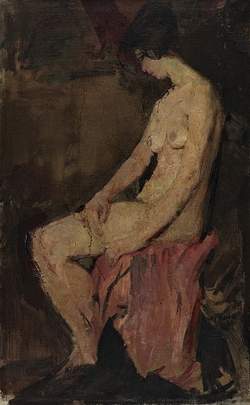 "Painting. Nude. Figure" by Zhou Benyi