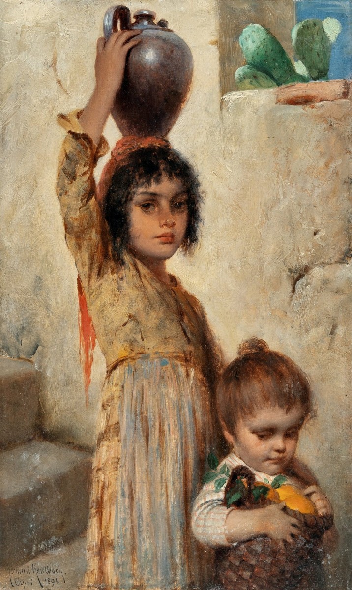 "Живопись. Люди" by Hermann Kaulbach