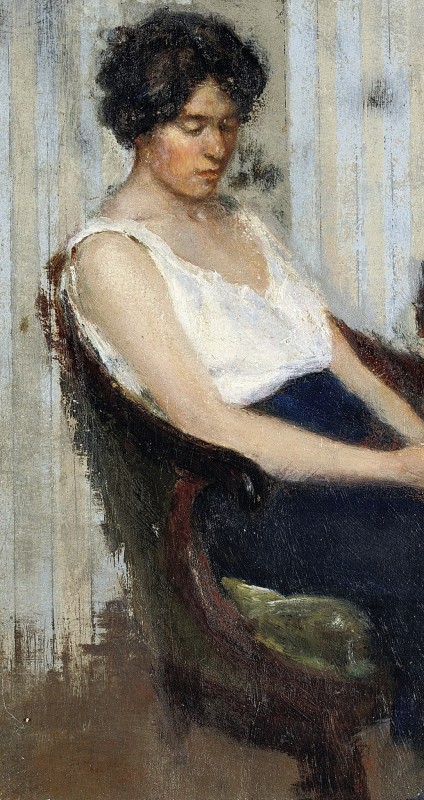 "Pictură. Figură / semifigură" by Ivan Pavlovich Pokhitonov