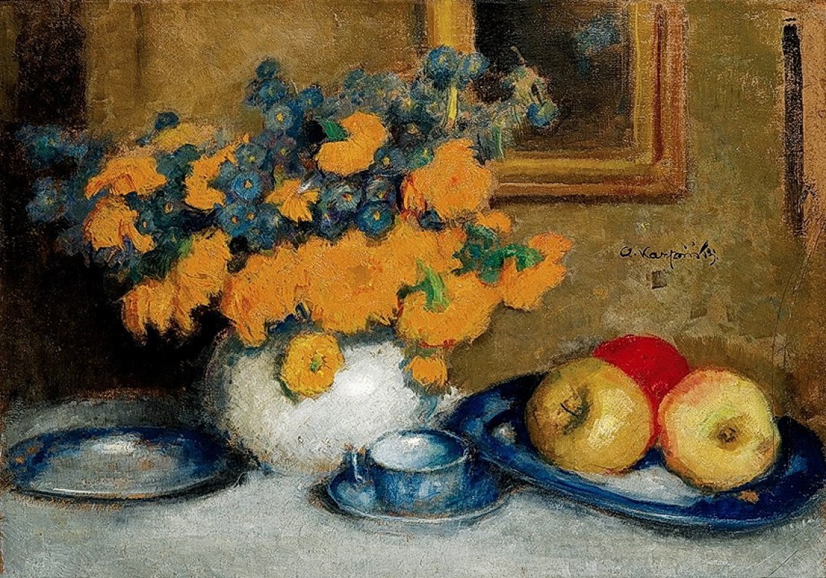 "Painting. Still life" by Alfons Karpiński