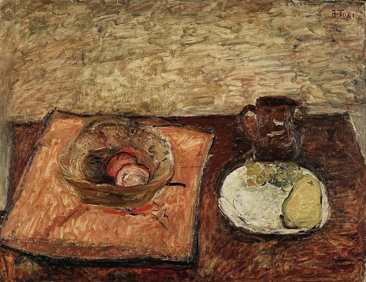 "Painting. Still life" by Arturo Tosi