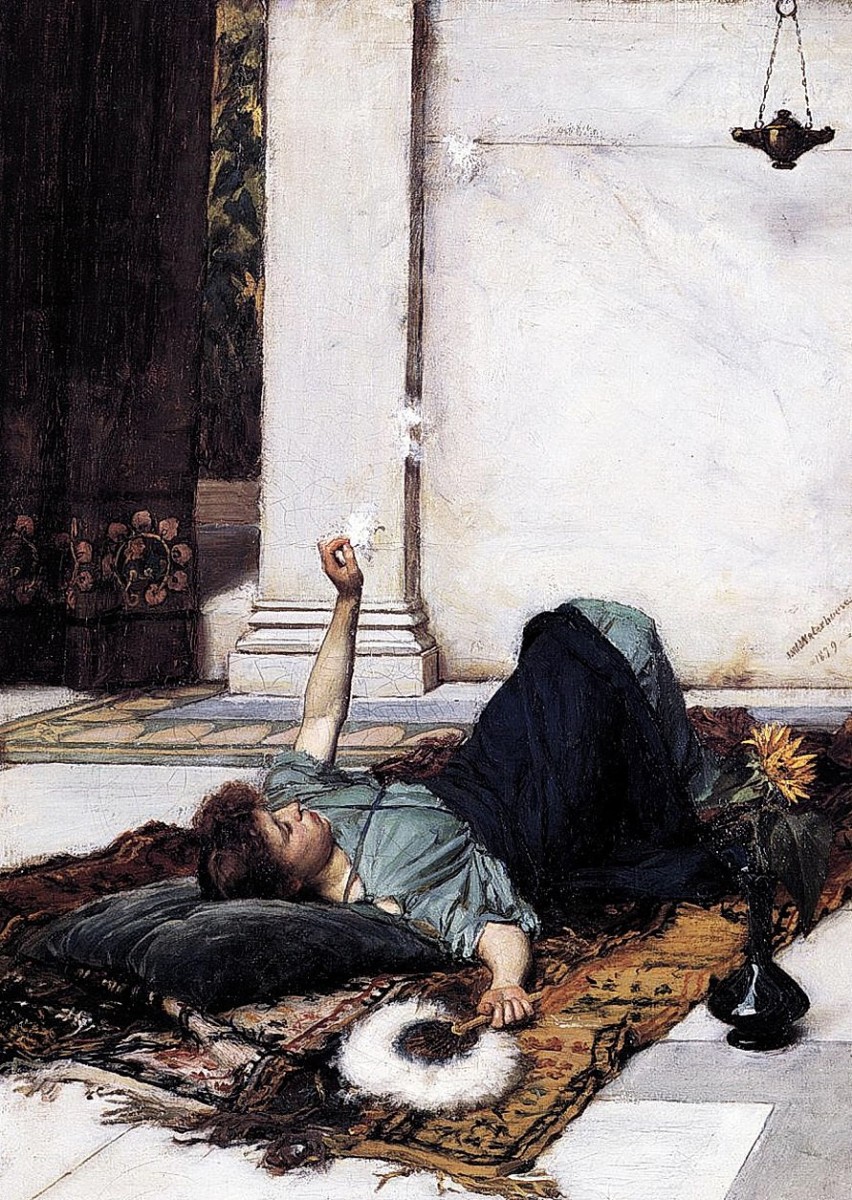 "Composition. Figure" by John William Waterhouse