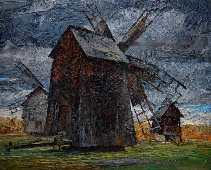 "Painting. Pleinair. Long term" by Natalia Fostica, 420x520mm, oil on canvas