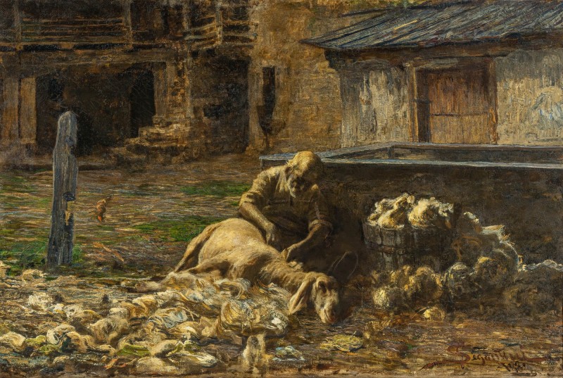 "Composition" by Giovanni Segantini