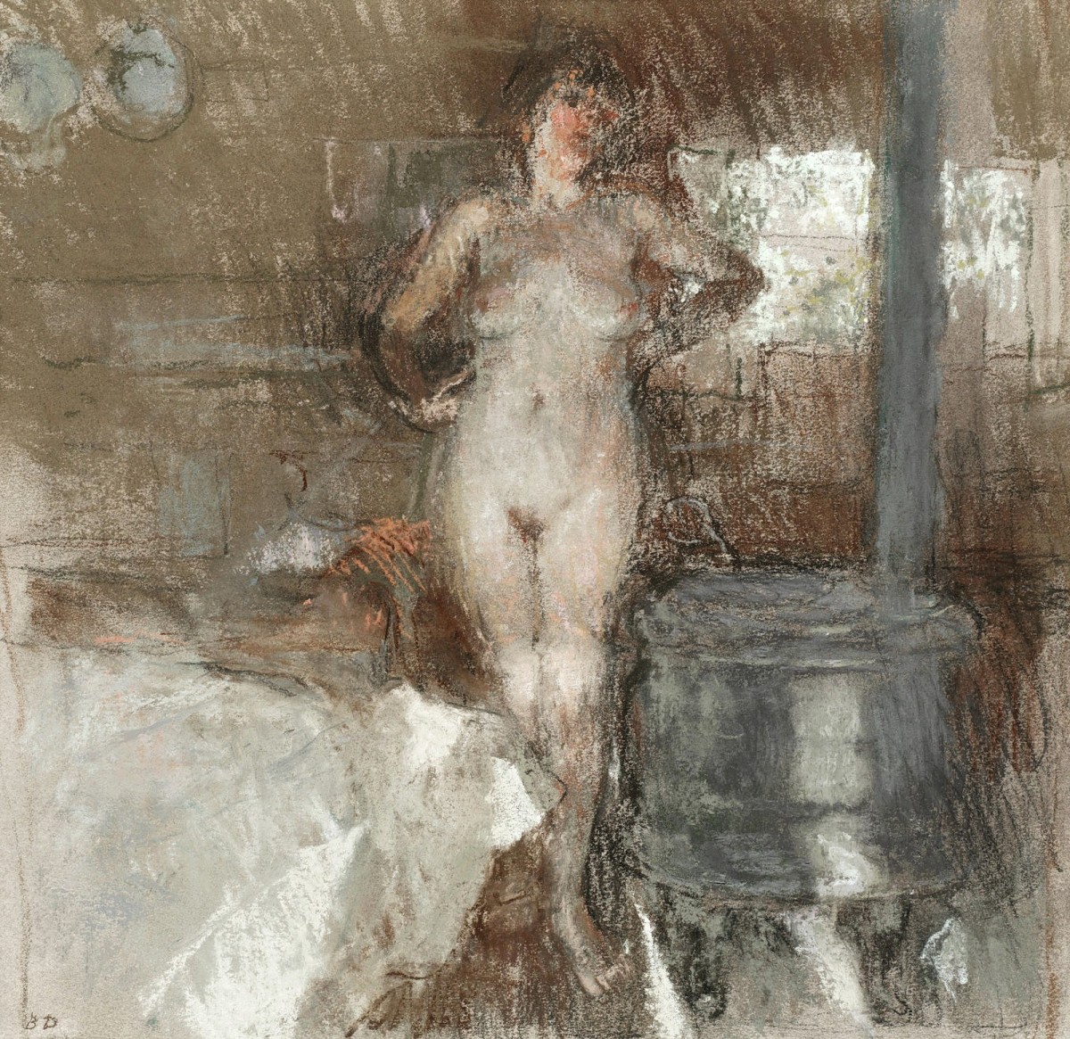 "Composition. Nude" by Bernard Dunstan