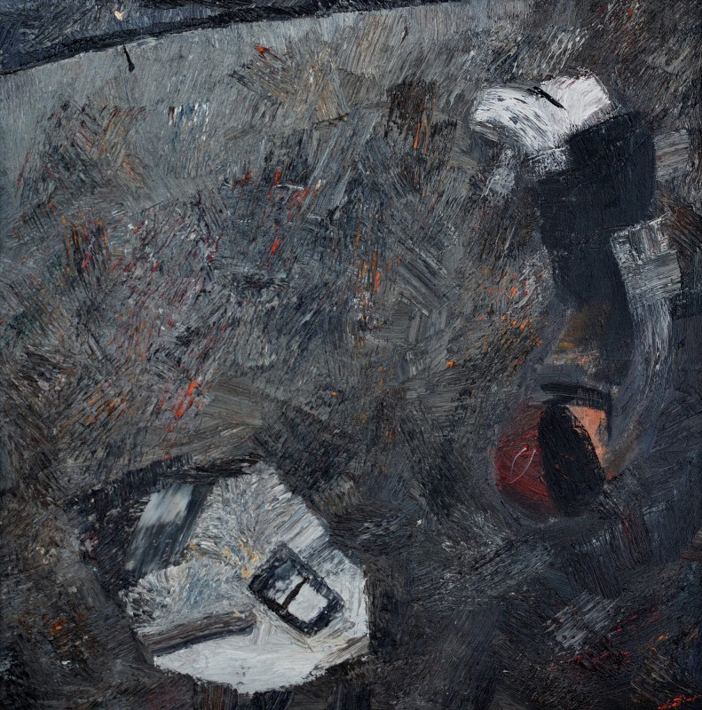 "Сон (Vis)" by Anatol Ghimpu, 2006, 800x800mm, ulei pe pânză