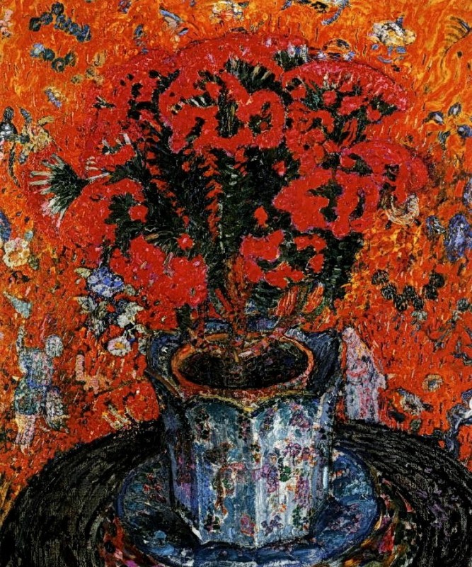 "Compoziție. Flori" by Léon de Smet