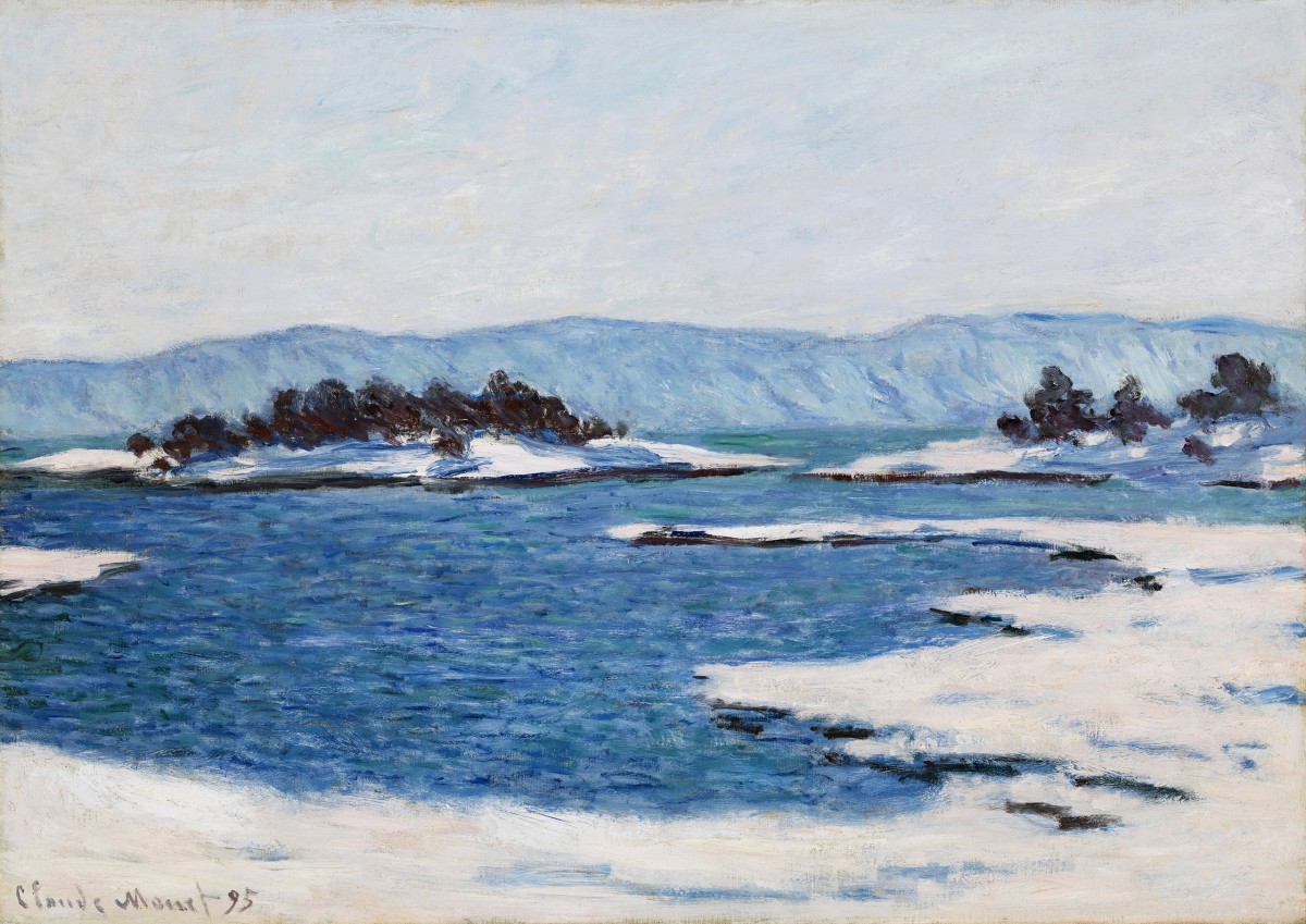 "Painting. Landscape" by Claude Monet