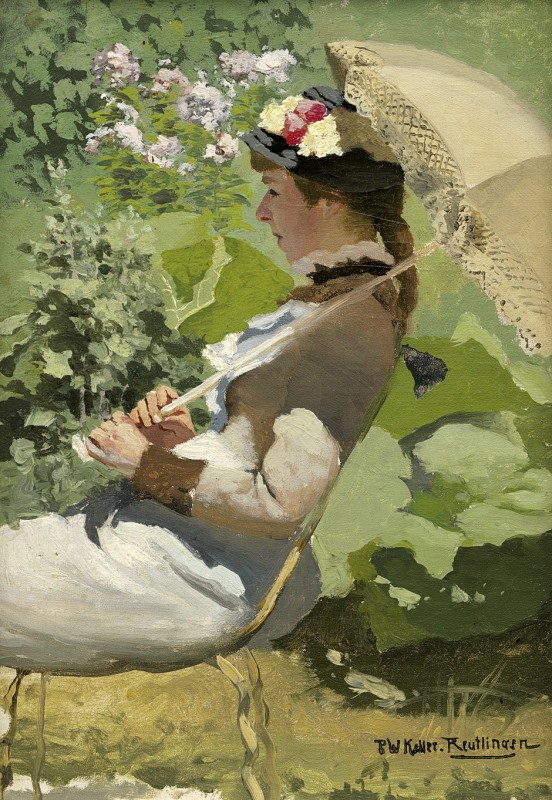 "Compoziție. Figură / semifigură" by Paul Wilhelm Keller-Reutlingen