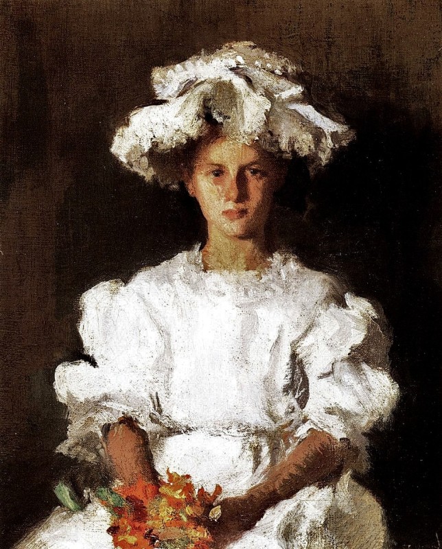 "Portret. Figură / semifigură" by Abbott Handerson Thayer