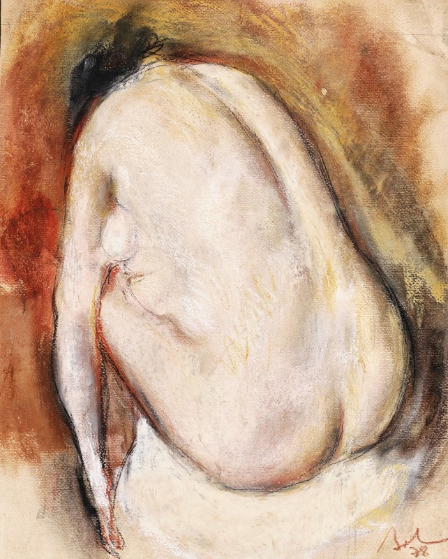 "Drawing. Nude" by Corneliu Baba