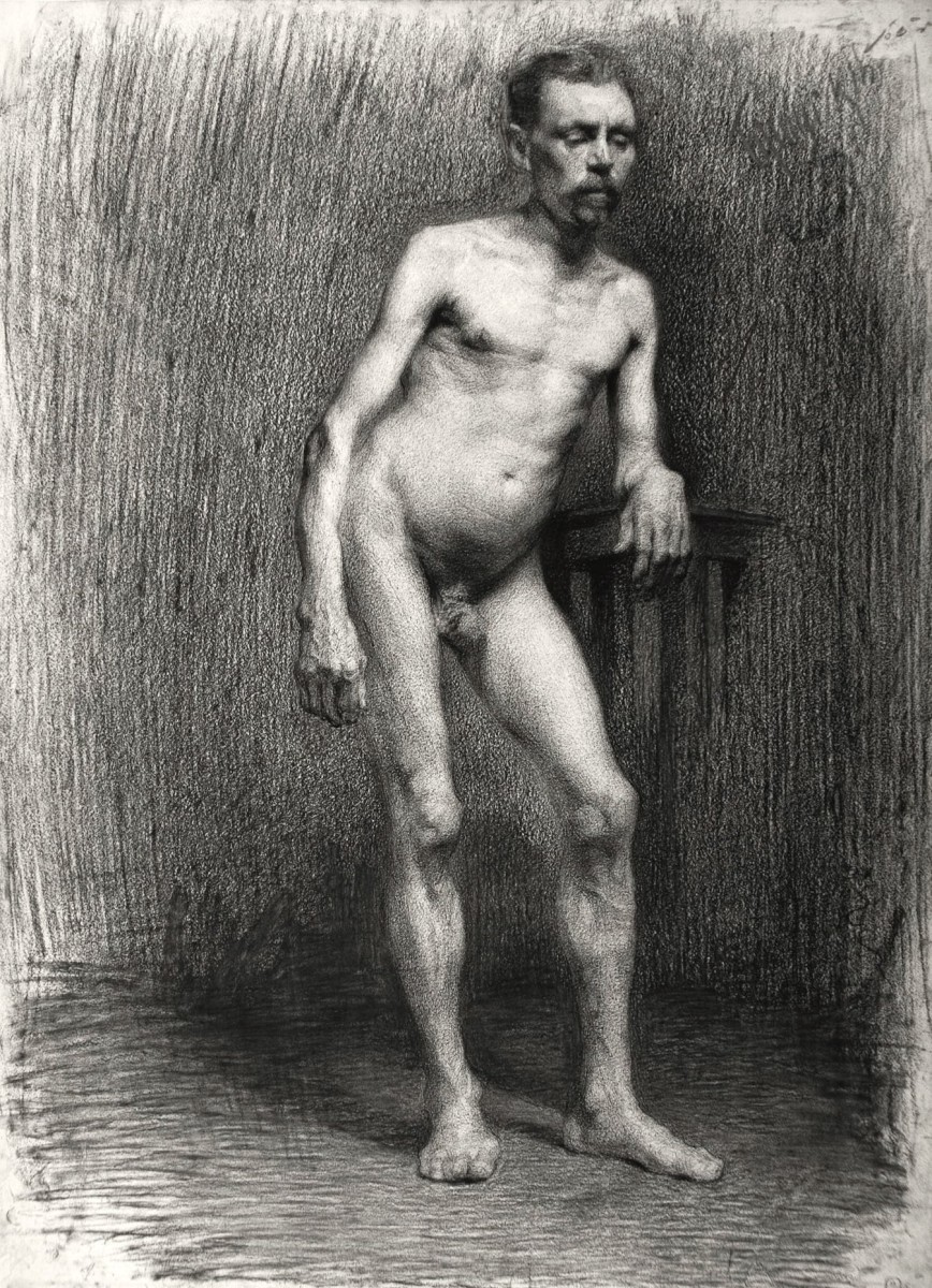 "Drawing. Nude" by Isaak Izrailevich Brodskii