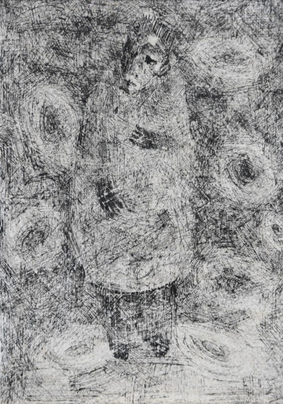 "Drawing. Long term" by Cristina Demian, 200x150mm, mixed technique on paper