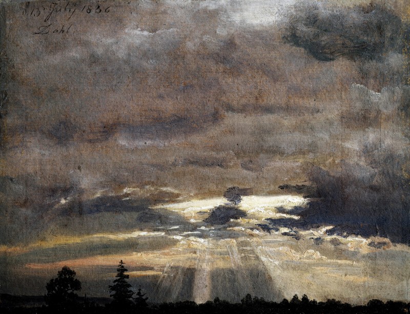 "Pictură. Peisaj" by Johan Christian Dahl