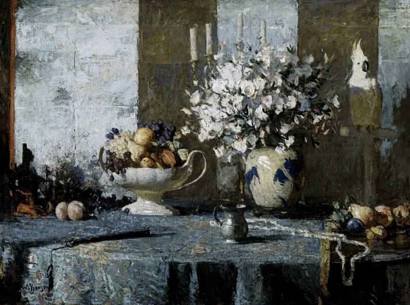 "Pictură. Natură statică" by Frank Weston Benson