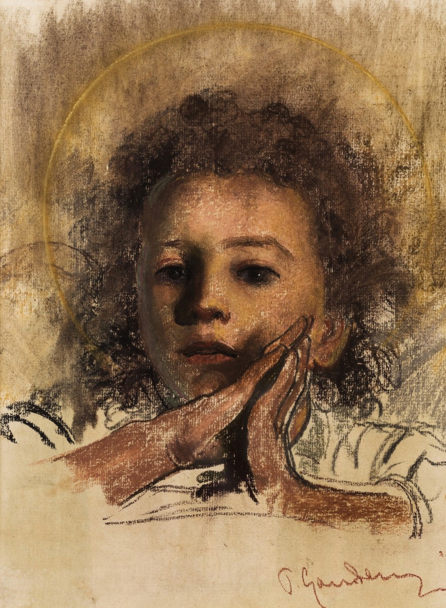 "Painting. Gypsum, head, hands, feet" by Pietro Gaudenzi