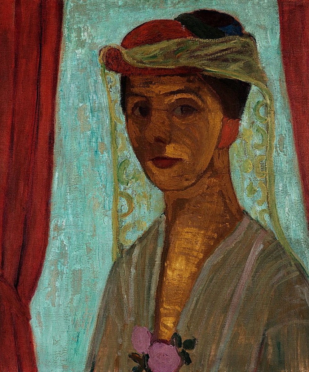 "Painting. Portrait" by Paula Modersohn-Becker