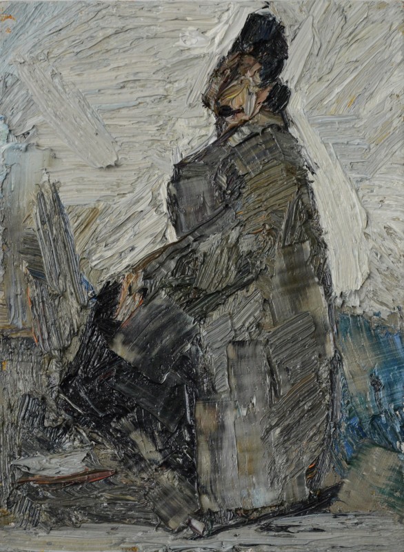 "Studiu. Figură" by Cаролина Леагул, 2014, 270x200mm, масло / холст