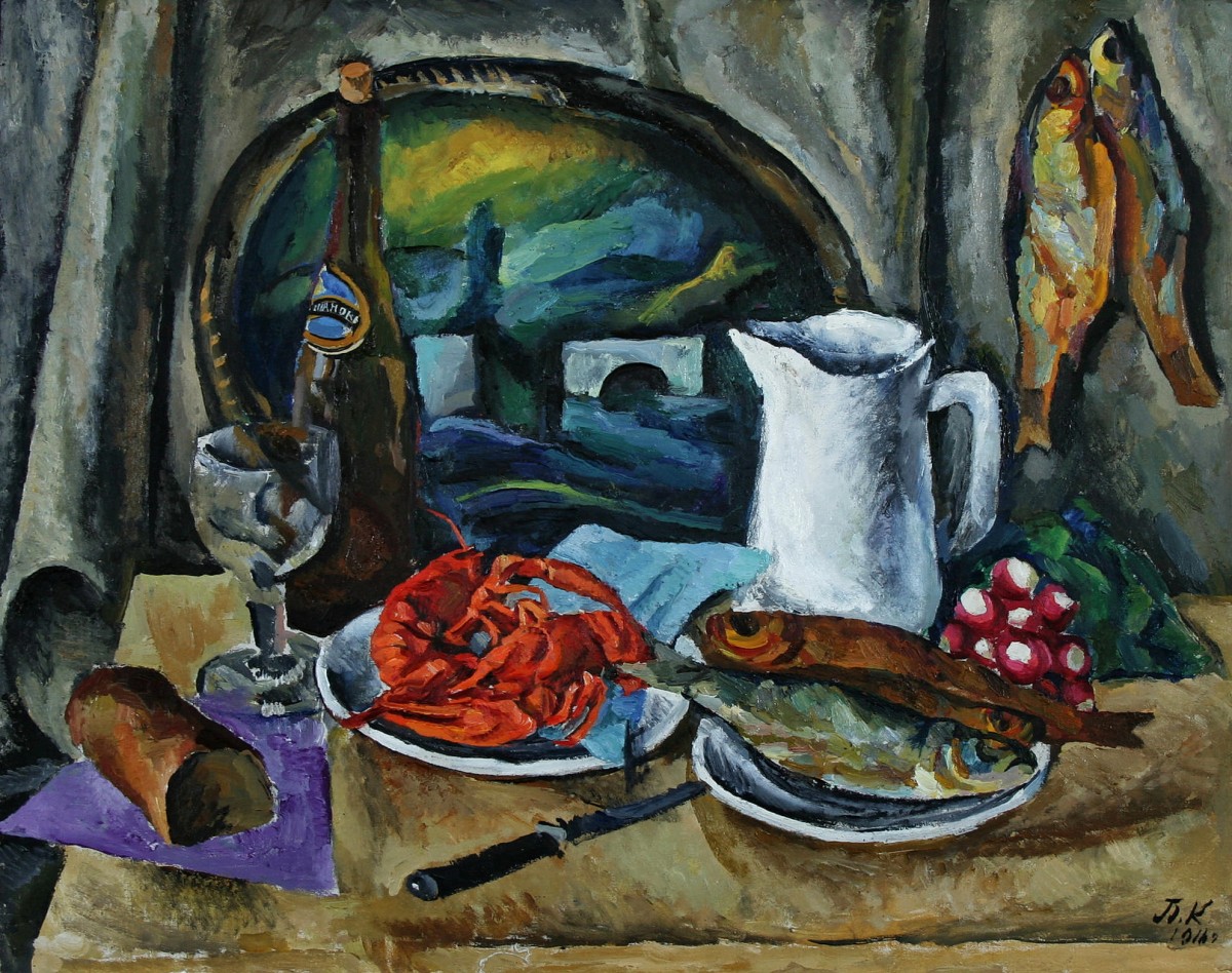 "Painting. Still life" by Pyotr Petrovich Konchalovsky