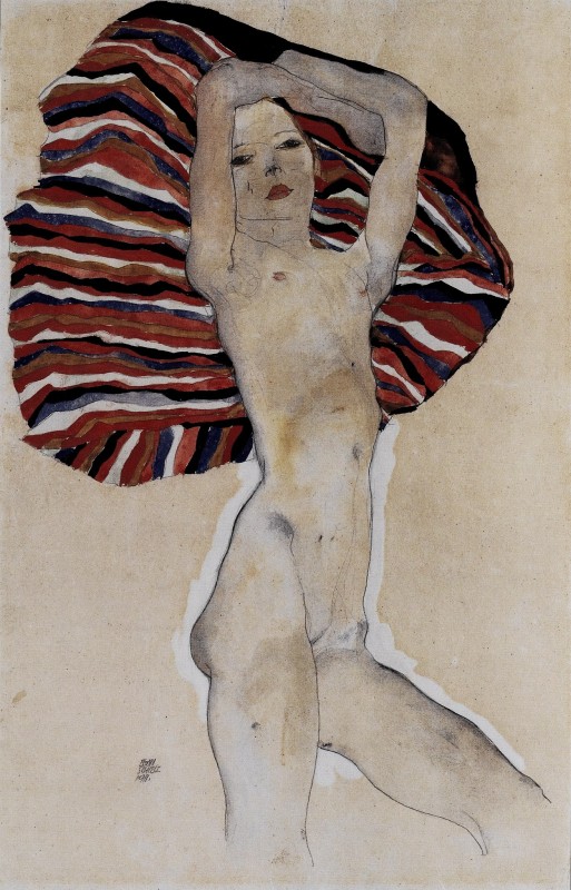 "Drawing. Nude" by Egon Schiele