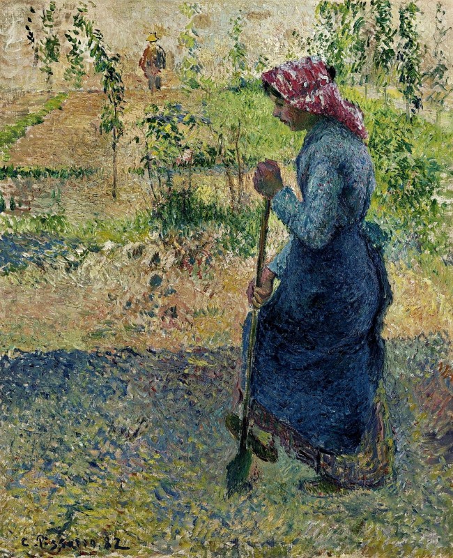 "Composition" by Camille Pissarro