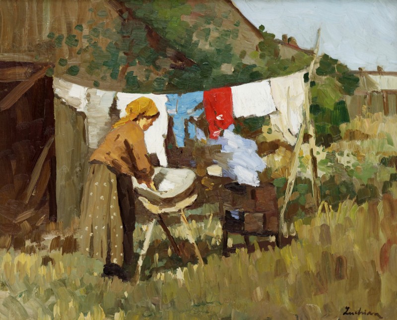 "Composition" by Ștefan Luchian