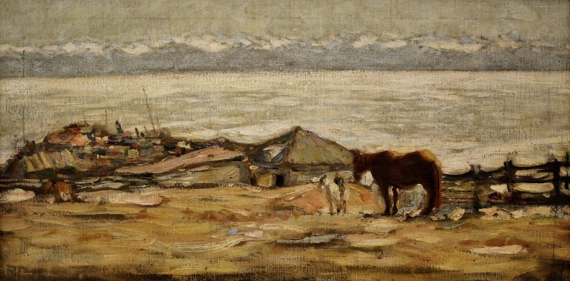 "Pictură. Peisaj. Rural" by Leonid Viktorovich Turzhansky