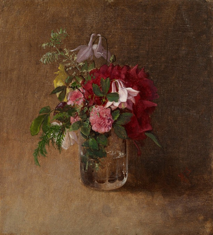 "Painting. Flowers" by Albert Edelfelt