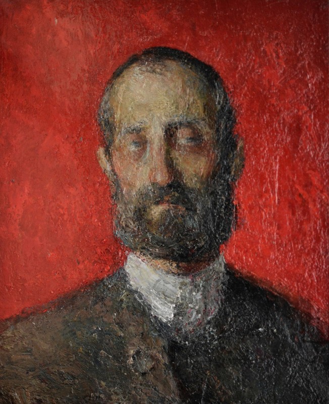 "Живопись. Портрет. Продолжительный" by Виcтор Теслару, 520x420mm, масло / холст