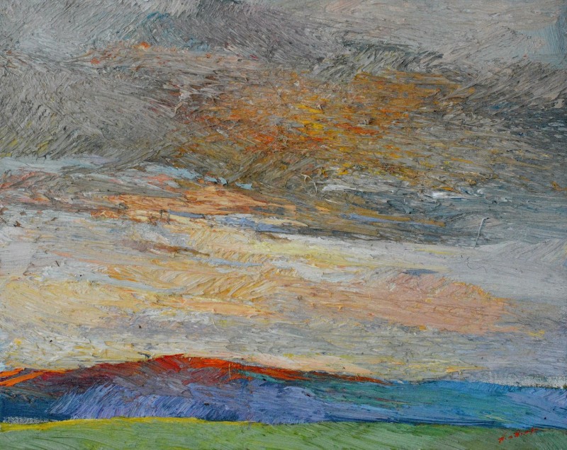 "Pictură. Peisaj. Pleinair. Pleinair România" by Anatol Ghimpu, ulei pe pânză