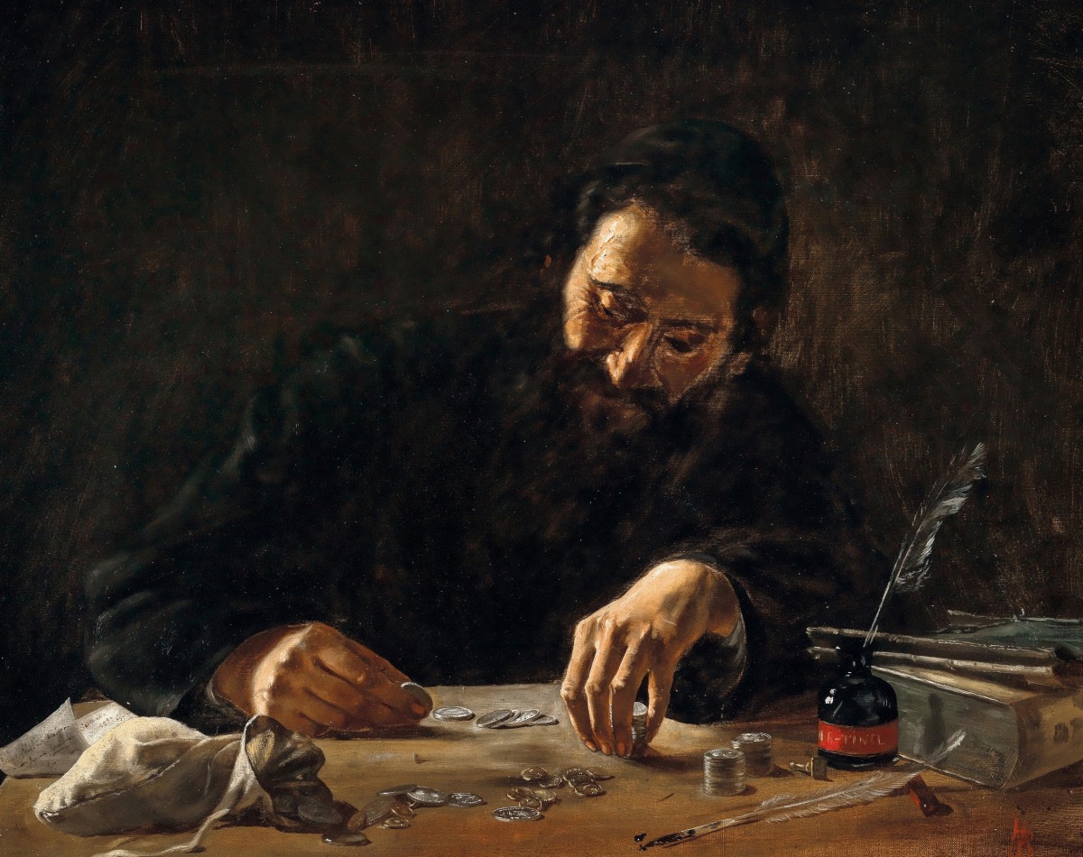 "Pictură. Figură / semifigură" by 19 th. -