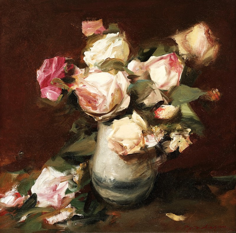 "Painting. Flowers" by Cornel Brudaşcu