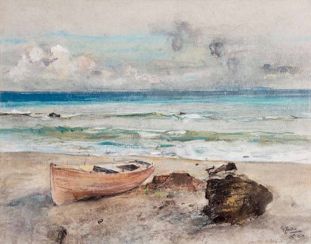"Pictură. Peisaj maritim" by Giuseppe Casciaro