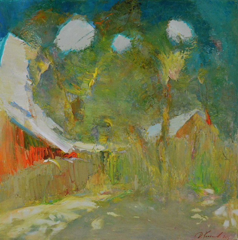 "Painting. Pleinair. Pleinair romania" by Darya Kollegova, oil on canvas