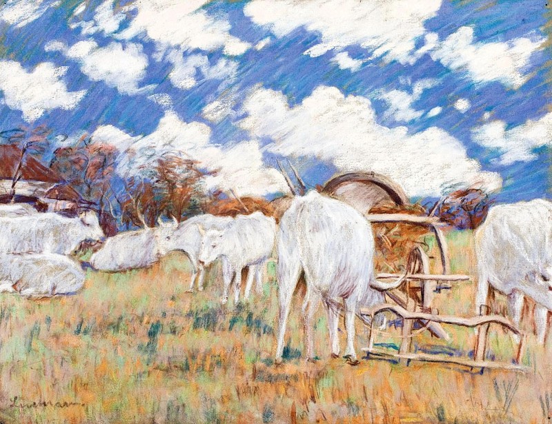 "Painting. Animals" by Ștefan Luchian