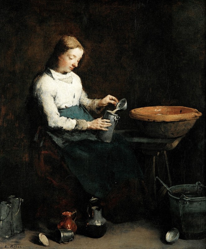 "Compoziție" by Théodule Ribot