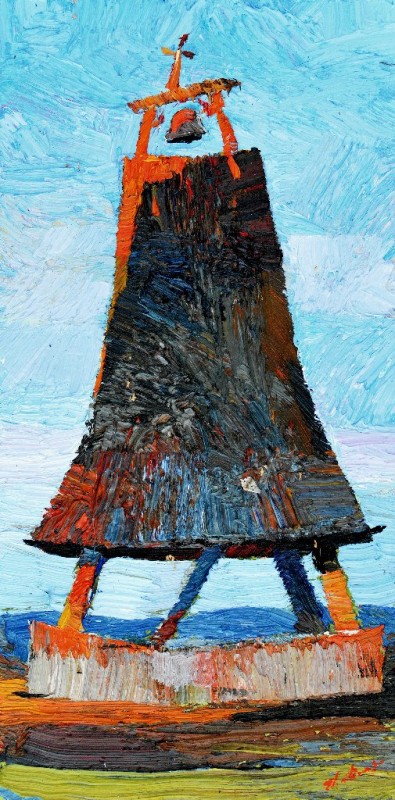 "Painting. Pleinair. Pleinair romania" by Anatol Ghimpu, oil on canvas