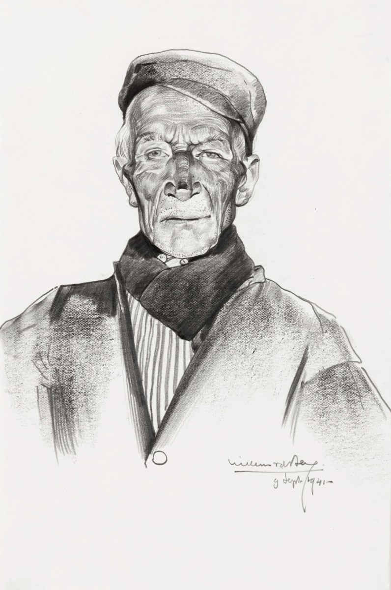 "Рисунок. Портрет" by Виллем ван ден Берг