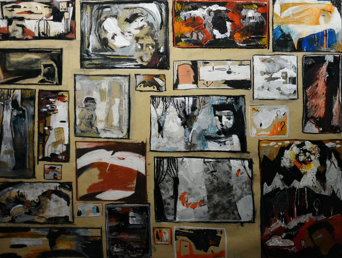 "Căutări compoziționale. Oraș" by Mihai Onciu, 2017