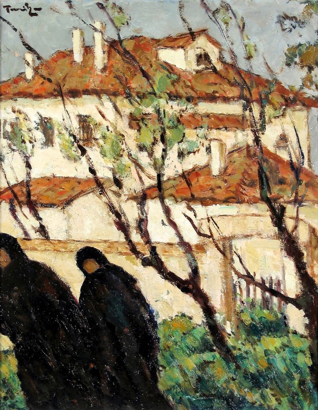 "Compoziție. Oameni" by Nicolae Tonitza