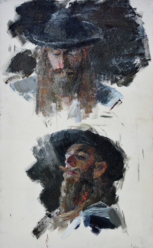 "Painting. Etude. Portrait. Long term" by Eduard Leahu, 840x520mm, oil on canvas