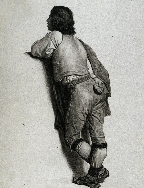 "Desen. Figură / semifigură" by Charles Bargue