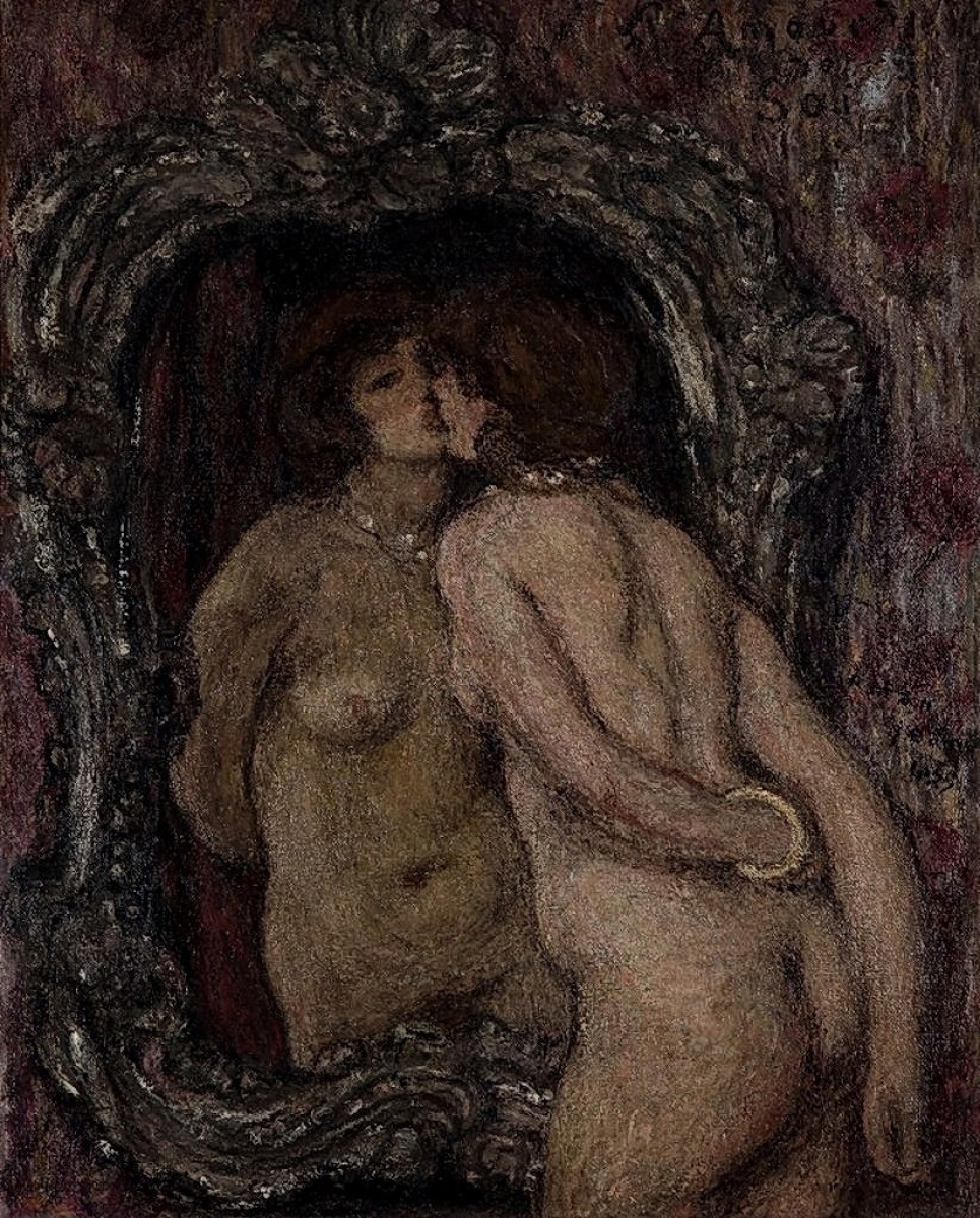 "Drawing. Nude" by Edmond Aman-Jean