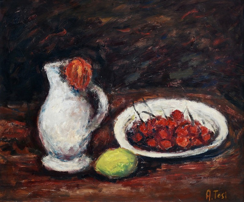 "Pictură. Natură statică" by Arturo Tosi