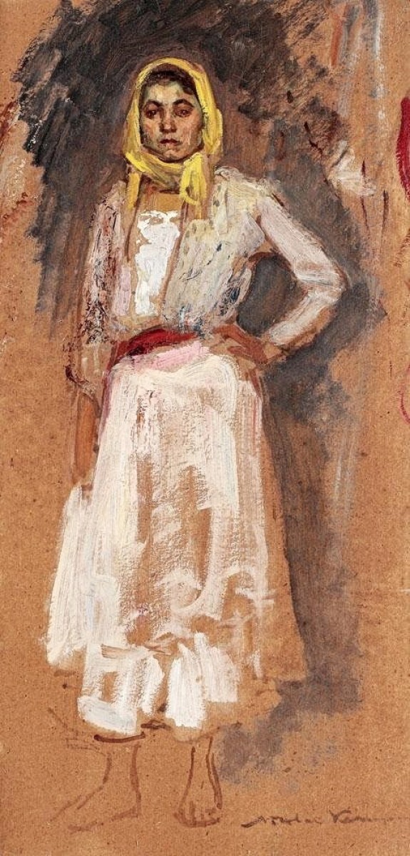 "Живопись. Фигура / полуфигура" by Ниcолае Вермонт, масло / панель