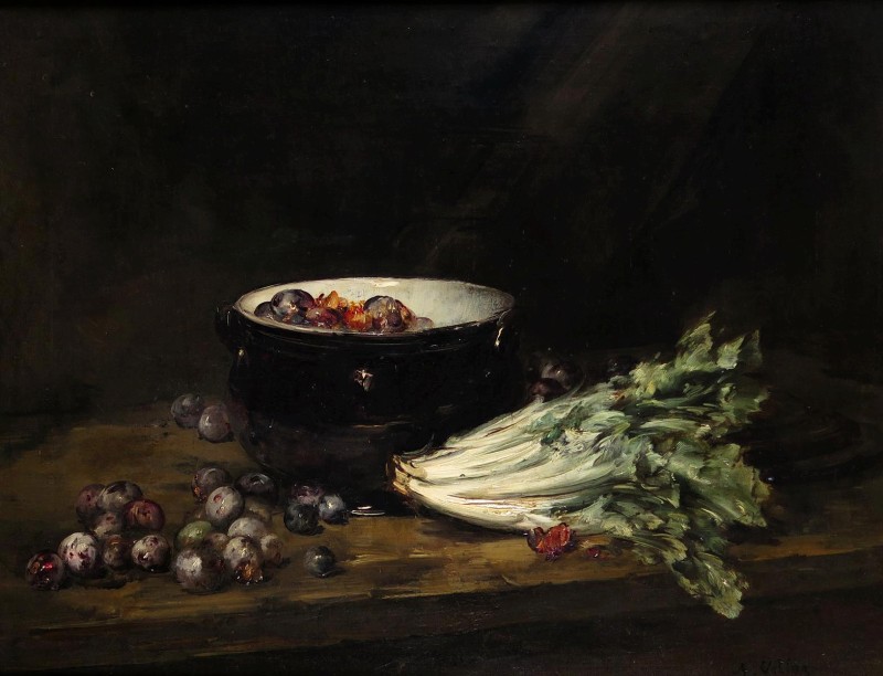 "Painting. Still life" by Antoine Vollon