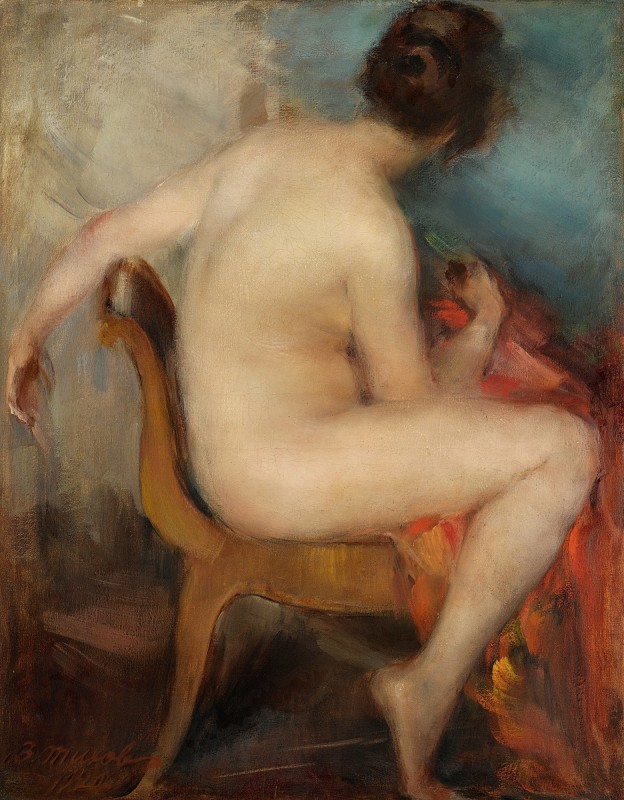 "Pictură. Nud. Figură / semifigură" by Vitaly Gavrilovich Tikhov