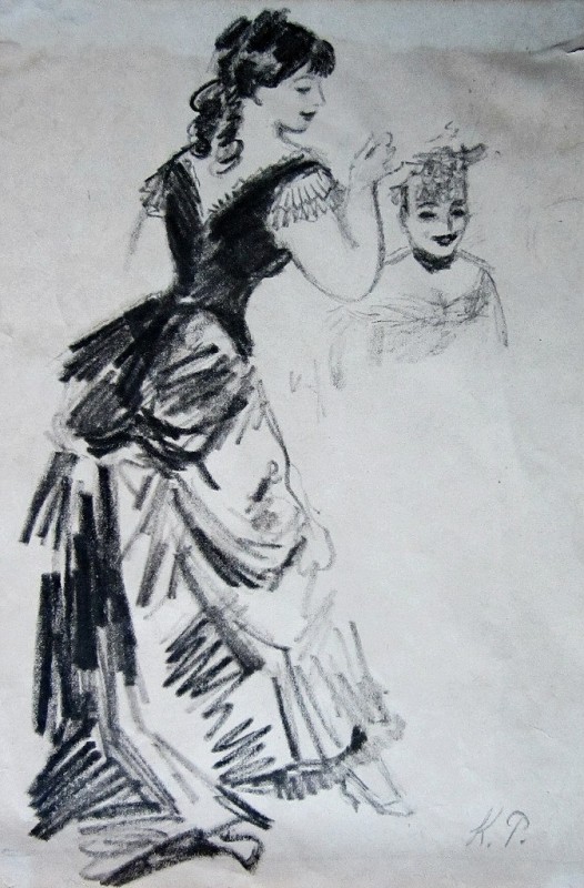 "Desen. Figură / semifigură" by Konstantin Rudakov