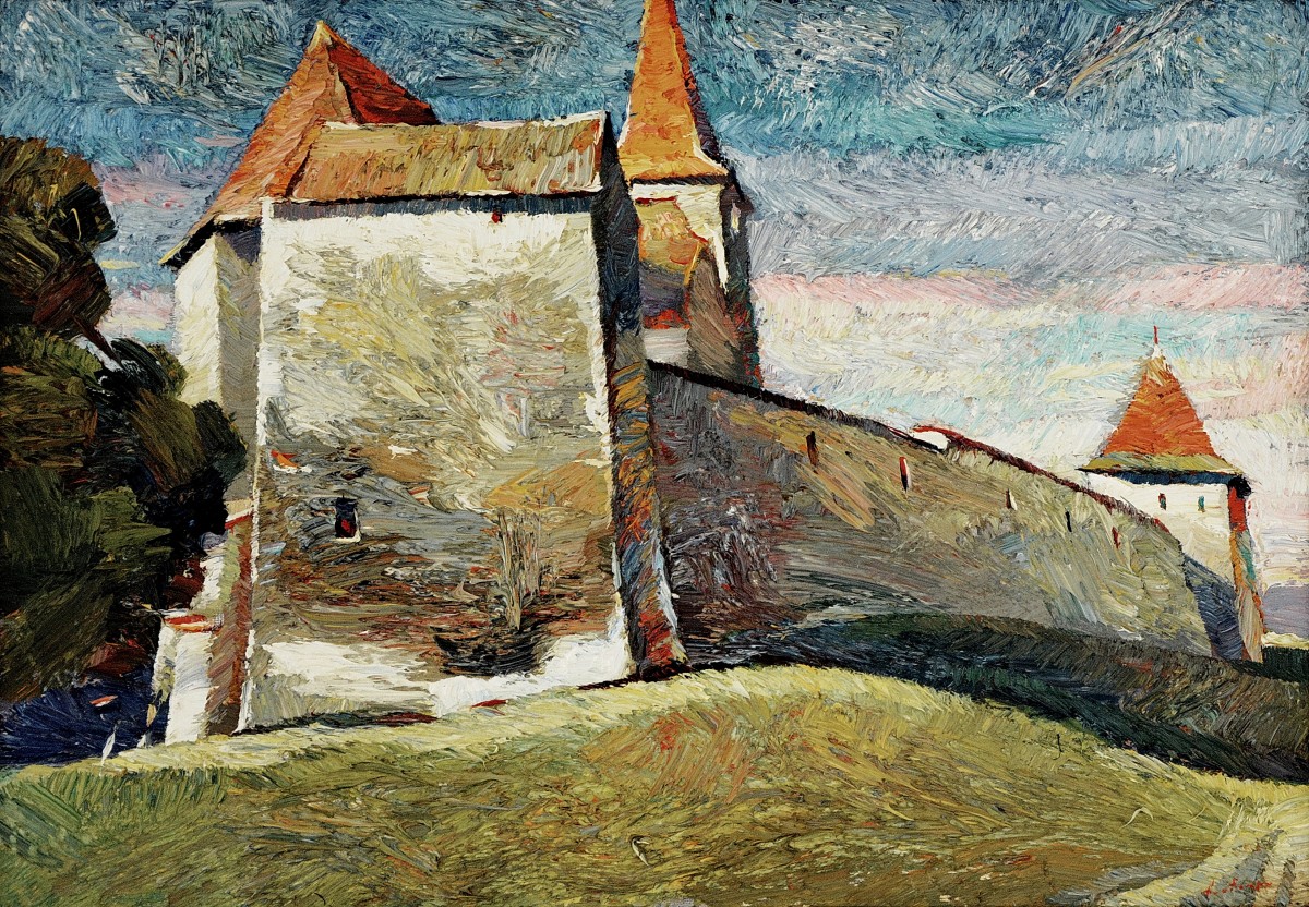 "Transilvania" by Анатол Гимпу, 2005, 400x600mm, масло / холст