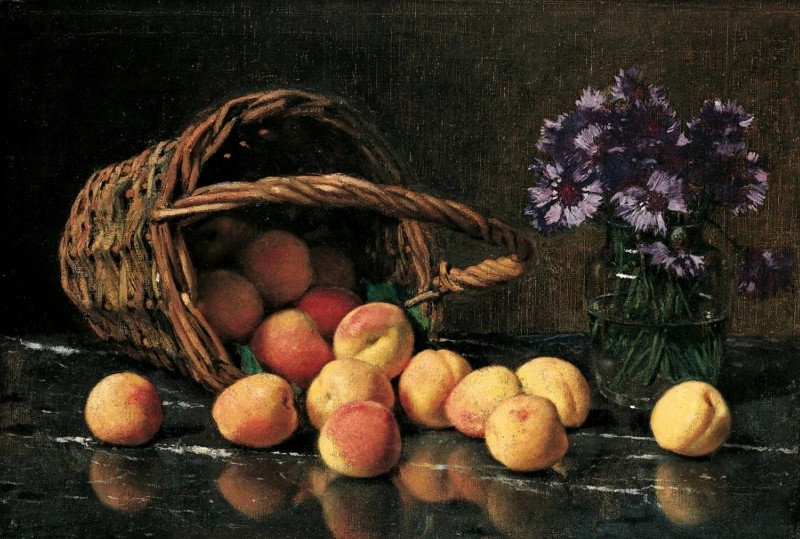 "Pictură. Natură statică" by Otto Scholderer